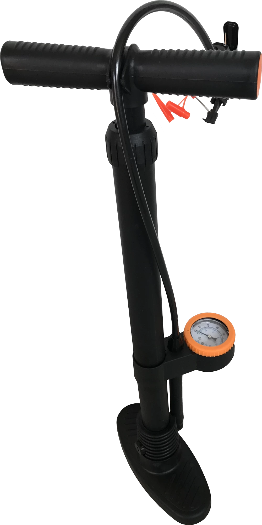 Pompe à Pied Noire Avec Manomètre