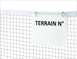 Badminton - Affichage Terrain - Lot De 3 Fiches