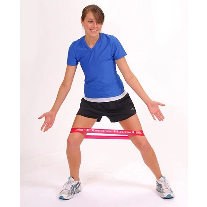 Cramer Bande élastique Theraband Rouge TENSION MOYENNE 20,50 X 7,6 Cm – Image 2