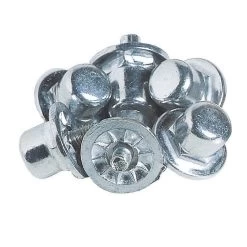 Crampons 21 Mm Coniques Aluminium - Sachet De 100