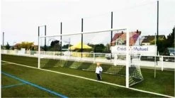 FILET DE FOOT DE 2 COULEURS (7,32X2,44M) BLANC / NOIR