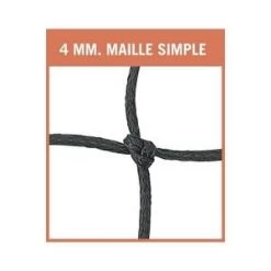 Filets De Handball Amortisseurs PP-4mm Simple 3m X 2m ( La Paire )