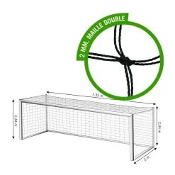 Filet De Foot à 11 Européen 2mm PE 145 D La Paire