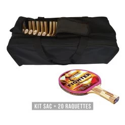 KIT 20 RAQUETTES PING PONG FIGHTER
