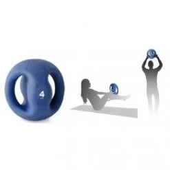 Medecine Ball Avec Poignées 4 Kg