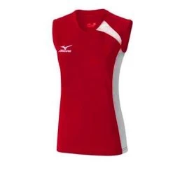 Maillot De Volley Femme Mizuno Trad Rouge Blanc